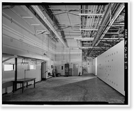 Historic Framed Print, NASA Industrial Plant, Testing Facility, 12214 Lakewood Boulevard, Downey, Los Angeles County, CA - 17,  17-7/8" x 21-7/8"