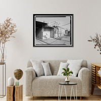 Historic Framed Print, NASA Industrial Plant, Pyrotechnic Test Lab, 12214 Lakewood Boulevard, Downey, Los Angeles County, CA - 2,  17-7/8" x 21-7/8"