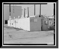 Historic Framed Print, NASA Industrial Plant, Cryogenic Test Lab-Hazardous Storage, 12214 Lakewood Boulevard, Downey, Los Angeles County, CA - 2,  17-7/8" x 21-7/8"