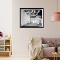 Historic Framed Print, Jim Camp Wash Bridge, Spanning Jim Camp Wash at Route 10, Holbrook, Navajo County, AZ,  17-7/8" x 21-7/8"