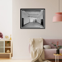Historic Framed Print, Jim Camp Wash Bridge, Spanning Jim Camp Wash at Route 10, Holbrook, Navajo County, AZ,  17-7/8" x 21-7/8"