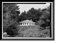 Historic Framed Print, Marconi Radio Sites, Transmitting, Point Reyes Station, Marin County, CA - 7,  17-7/8" x 21-7/8"