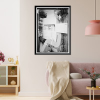 Historic Framed Print, Marconi Radio Sites, Transmitting, Point Reyes Station, Marin County, CA - 23,  17-7/8" x 21-7/8"