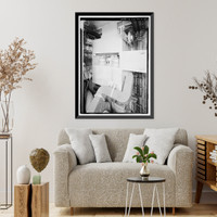Historic Framed Print, Marconi Radio Sites, Transmitting, Point Reyes Station, Marin County, CA - 23,  17-7/8" x 21-7/8"
