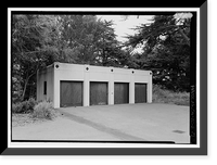 Historic Framed Print, Marconi Radio Sites, Receiving, Point Reyes Station, Marin County, CA - 7,  17-7/8" x 21-7/8"