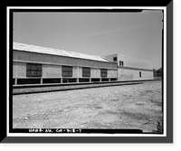 Historic Framed Print, College Heights Lemon Packing House, 519-532 West First Street, Claremont, Los Angeles County, CA - 7,  17-7/8" x 21-7/8"
