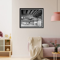 Historic Framed Print, College Heights Lemon Packing House, 519-532 West First Street, Claremont, Los Angeles County, CA - 25,  17-7/8" x 21-7/8"