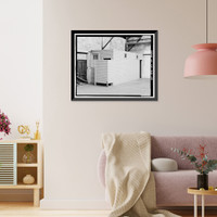 Historic Framed Print, College Heights Lemon Packing House, 519-532 West First Street, Claremont, Los Angeles County, CA - 29,  17-7/8" x 21-7/8"