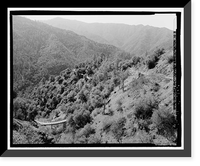 Historic Framed Print, Foresta Road, Yosemite Village, Mariposa County, CA - 2,  17-7/8" x 21-7/8"