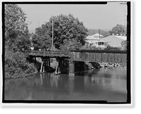 Historic Framed Print, Napa River Railroad Bridge, Spanning Napa River, east of Soscol Avenue, Napa, Napa County, CA - 2,  17-7/8" x 21-7/8"