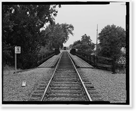 Historic Framed Print, Napa River Railroad Bridge, Spanning Napa River, east of Soscol Avenue, Napa, Napa County, CA - 9,  17-7/8" x 21-7/8"