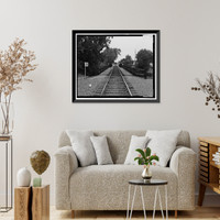 Historic Framed Print, Napa River Railroad Bridge, Spanning Napa River, east of Soscol Avenue, Napa, Napa County, CA - 9,  17-7/8" x 21-7/8"