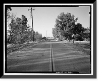 Historic Framed Print, Cottonwood Creek Bridge, Spanning Cottonwood Creek on Road 28, Madera, Madera County, CA,  17-7/8" x 21-7/8"