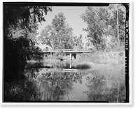 Cottonwood Creek Bridge, Spanning Cottonwood Creek on Road 28, Madera, Madera County, CA - 3, Historic Print