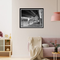Cottonwood Creek Bridge, Spanning Cottonwood Creek on Road 28, Madera, Madera County, CA - 12, Vintage Print