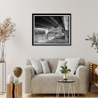Cottonwood Creek Bridge, Spanning Cottonwood Creek on Road 28, Madera, Madera County, CA - 12, Vintage Print