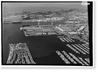Historic Framed Print, Rosie the Riveter National Historical Park, 1401 Marina Way South, Richmond, Contra Costa County, CA - 25,  17-7/8" x 21-7/8"