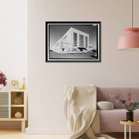 Historic Framed Print, Rosie the Riveter National Historical Park, Machine Shop, 1311 Canal Boulevard, Richmond, Contra Costa County, CA - 5,  17-7/8" x 21-7/8"
