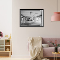Historic Framed Print, Rosie the Riveter National Historical Park, Graving Docks, Shipyard No. 3, Richmond, Contra Costa County, CA - 4,  17-7/8" x 21-7/8"