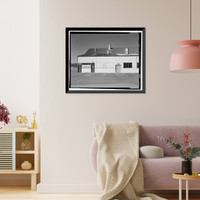 Historic Framed Print, U.S. Coast Guard Air Station San Francisco, Warehouse, 1020 North Access Road, San Francisco, San Francisco County, CA - 3,  17-7/8" x 21-7/8"