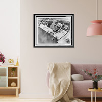 Historic Framed Print, U.S. Coast Guard Air Station San Francisco, Warehouse, 1020 North Access Road, San Francisco, San Francisco County, CA - 21,  17-7/8" x 21-7/8"