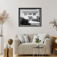 Historic Framed Print, U.S. Coast Guard Air Station San Francisco, Bachelor Officer Quarters, 1020 North Access Road, San Francisco, San Francisco County, CA - 8,  17-7/8" x 21-7/8"