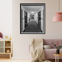 Historic Framed Print, U.S. Coast Guard Air Station San Francisco, Bachelor Officer Quarters, 1020 North Access Road, San Francisco, San Francisco County, CA - 10,  17-7/8" x 21-7/8"