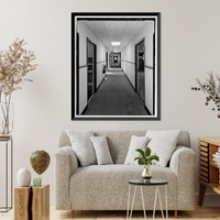 Historic Framed Print, U.S. Coast Guard Air Station San Francisco, Bachelor Officer Quarters, 1020 North Access Road, San Francisco, San Francisco County, CA - 10,  17-7/8" x 21-7/8"