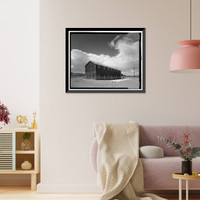 Historic Framed Print, Department of Energy, Grand Junction Office, Building No. 35, 2597 B3/4 Road, Grand Junction, Mesa County, CO,  17-7/8" x 21-7/8"