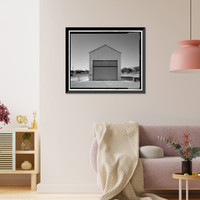 Historic Framed Print, Department of Energy, Grand Junction Office, Building No. 35, 2597 B3/4 Road, Grand Junction, Mesa County, CO - 2,  17-7/8" x 21-7/8"