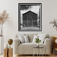 Historic Framed Print, Department of Energy, Grand Junction Office, Building No. 35, 2597 B3/4 Road, Grand Junction, Mesa County, CO - 6,  17-7/8" x 21-7/8"