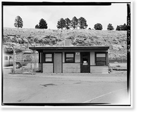 Historic Framed Print, Department of Energy, Grand Junction Office, Building No. 29, 2597 B3/4 Road, Grand Junction, Mesa County, CO,  17-7/8" x 21-7/8"
