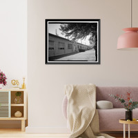 Historic Framed Print, Department of Energy, Grand Junction Office, Building No. 20, 2597 B3/4 Road, Grand Junction, Mesa County, CO - 2,  17-7/8" x 21-7/8"