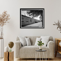 Historic Framed Print, Department of Energy, Grand Junction Office, Building No. 20, 2597 B3/4 Road, Grand Junction, Mesa County, CO - 2,  17-7/8" x 21-7/8"