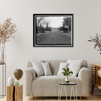 Historic Framed Print, First Street Bridge, Spanning Napa Creek at First Street, between Main Street & Soscol Avenue, Napa, Napa County, CA - 2,  17-7/8" x 21-7/8"