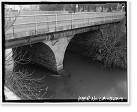 First Street Bridge, Spanning Napa Creek at First Street, between Main Street & Soscol Avenue, Napa, Napa County, CA - 4, Historic Reproduction