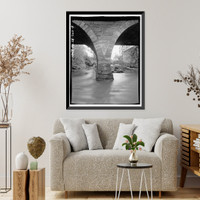 First Street Bridge, Spanning Napa Creek at First Street, between Main Street & Soscol Avenue, Napa, Napa County, CA - 8, Vintage Wall Art