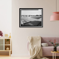 Historic Framed Print, Yellow Mill Bridge, Spanning Yellow Mill Channel at Stratford Avenue, Bridgeport, Fairfield County, CT - 5,  17-7/8" x 21-7/8"