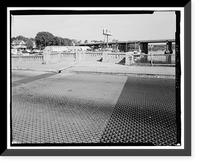 Historic Framed Print, Yellow Mill Bridge, Spanning Yellow Mill Channel at Stratford Avenue, Bridgeport, Fairfield County, CT - 7,  17-7/8" x 21-7/8"