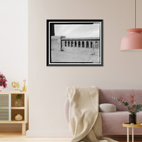 Historic Framed Print, Yellow Mill Bridge, Spanning Yellow Mill Channel at Stratford Avenue, Bridgeport, Fairfield County, CT - 9,  17-7/8" x 21-7/8"