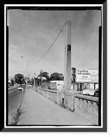 Historic Framed Print, Yellow Mill Bridge, Spanning Yellow Mill Channel at Stratford Avenue, Bridgeport, Fairfield County, CT - 11,  17-7/8" x 21-7/8"