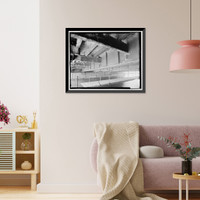 Historic Framed Print, Yellow Mill Bridge, Spanning Yellow Mill Channel at Stratford Avenue, Bridgeport, Fairfield County, CT - 21,  17-7/8" x 21-7/8"