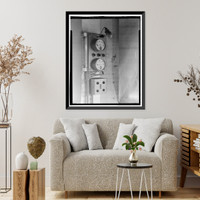 Historic Framed Print, Yellow Mill Bridge, Spanning Yellow Mill Channel at Stratford Avenue, Bridgeport, Fairfield County, CT - 29,  17-7/8" x 21-7/8"
