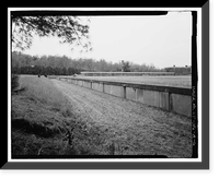 Historic Framed Print, Lake Whitney Water Filtration Plant, Filtration Plant, South side of Armory Street between Edgehill Road & Whitney Avenue, Hamden, New Haven County, CT - 6,  17-7/8" x 21-7/8"