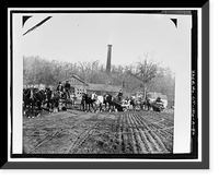 Historic Framed Print, Lake Whitney Water Filtration Plant, Filtration Plant, South side of Armory Street between Edgehill Road & Whitney Avenue, Hamden, New Haven County, CT - 40,  17-7/8" x 21-7/8"