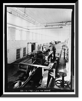 Historic Framed Print, Lake Whitney Water Filtration Plant, Filtration Plant, South side of Armory Street between Edgehill Road & Whitney Avenue, Hamden, New Haven County, CT - 49,  17-7/8" x 21-7/8"