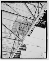 Historic Framed Print, Lake Whitney Water Filtration Plant, Armory Street Pumphouse, North side of Armory Street between Edgehill Road & Whitney Avenue, Hamden, New Haven County, CT - 17,  17-7/8" x 21-7/8"