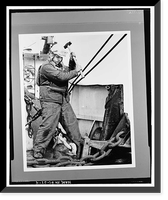 Historic Framed Print, U.S. Coast Guard Buoy Tenders, 180' Class, U.S. Coast Guard Headquarters, 2100 Second Street, Washington, District of Columbia, DC - 4,  17-7/8" x 21-7/8"