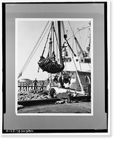 Historic Framed Print, U.S. Coast Guard Buoy Tenders, 180' Class, U.S. Coast Guard Headquarters, 2100 Second Street, Washington, District of Columbia, DC - 6,  17-7/8" x 21-7/8"
