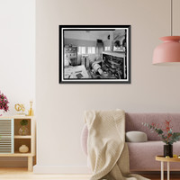 Historic Framed Print, Palm Valley Bridge, County Road 210 spanning Intracoastal Waterway, Ponte Vedra Beach, St. Johns County, FL - 12,  17-7/8" x 21-7/8"